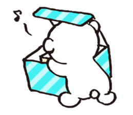 A tiny polar bear TATSUO. sticker #1648783