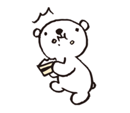 A tiny polar bear TATSUO. sticker #1648785