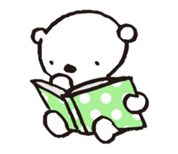 A tiny polar bear TATSUO. sticker #1648792
