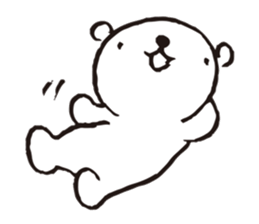 A tiny polar bear TATSUO. sticker #1648802