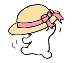 A tiny polar bear TATSUO. sticker #1648812