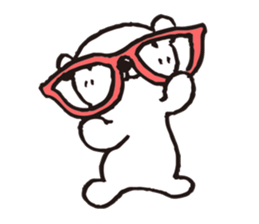 A tiny polar bear TATSUO. sticker #1648814