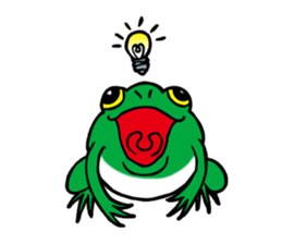 Japanese tree frog sticker #1648977