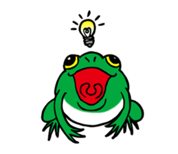 Japanese tree frog sticker #1648977