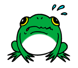 Japanese tree frog sticker #1648978