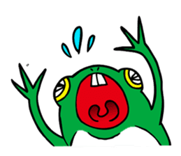 Japanese tree frog sticker #1648979