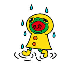 Japanese tree frog sticker #1648980