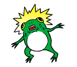Japanese tree frog sticker #1649005