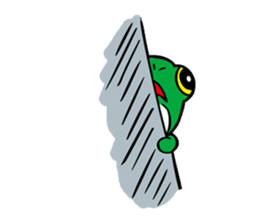 Japanese tree frog sticker #1649009