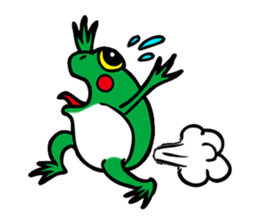 Japanese tree frog sticker #1649014