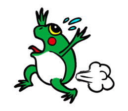 Japanese tree frog sticker #1649014