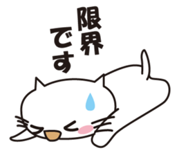 White Cat Hana and Yuki. sticker #1649062