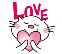 White Cat Hana and Yuki. sticker #1649095
