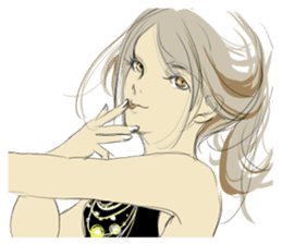 TBT girl 2 sticker #1649355