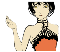 TBT girl 2 sticker #1649361