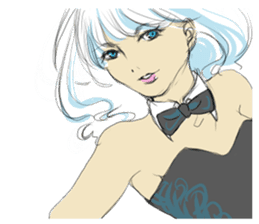 TBT girl 2 sticker #1649362