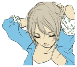 TBT girl 2 sticker #1649363