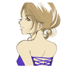 TBT girl 2 sticker #1649372