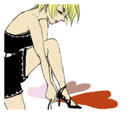 TBT girl 2 sticker #1649376