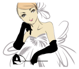 TBT girl 2 sticker #1649378