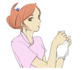 TBT girl 2 sticker #1649384