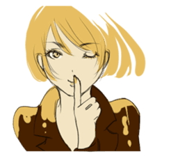 TBT girl 2 sticker #1649385