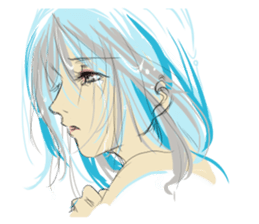 TBT girl 2 sticker #1649386