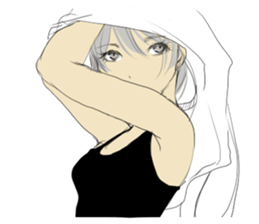 TBT girl 2 sticker #1649388