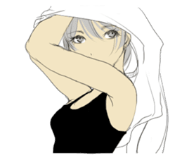 TBT girl 2 sticker #1649388