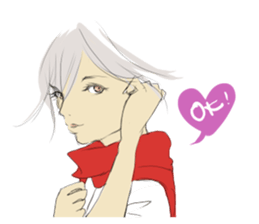 TBT girl 2 sticker #1649390