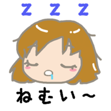 Moody Mei-chan sticker #1649594