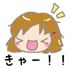 Moody Mei-chan sticker #1649596