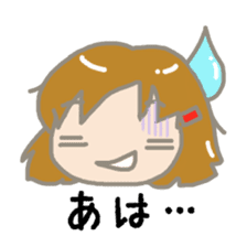 Moody Mei-chan sticker #1649605