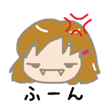 Moody Mei-chan sticker #1649606