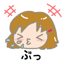 Moody Mei-chan sticker #1649607