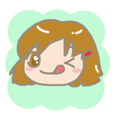 Moody Mei-chan sticker #1649632