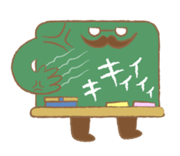 Blackboard teacher and Us sticker #1649677
