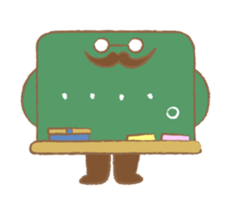 Blackboard teacher and Us sticker #1649678