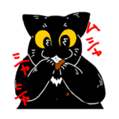 Black Cat KANN-CHAN sticker #1649837