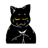 Black Cat KANN-CHAN sticker #1649839