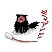 Black Cat KANN-CHAN sticker #1649851