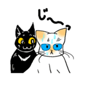 Black Cat KANN-CHAN sticker #1649866