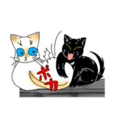 Black Cat KANN-CHAN sticker #1649867