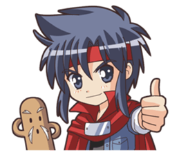 Glen, Haniwa, and friends sticker #1650193