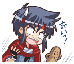 Glen, Haniwa, and friends sticker #1650195