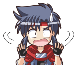 Glen, Haniwa, and friends sticker #1650196