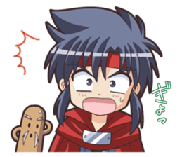 Glen, Haniwa, and friends sticker #1650197