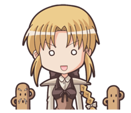 Glen, Haniwa, and friends sticker #1650204