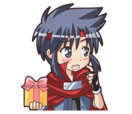 Glen, Haniwa, and friends sticker #1650218