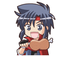 Glen, Haniwa, and friends sticker #1650226